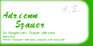 adrienn szauer business card